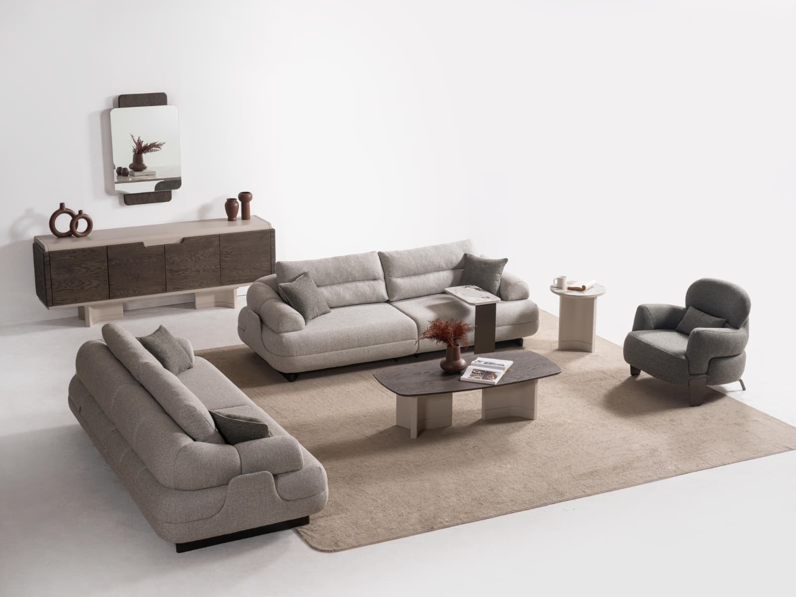 Moss koltuk takımı ve yemek odası