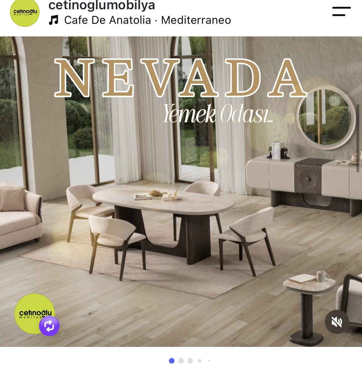 Nevada yemek odası