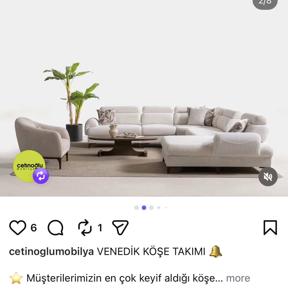 Venedik köşe takımı detay